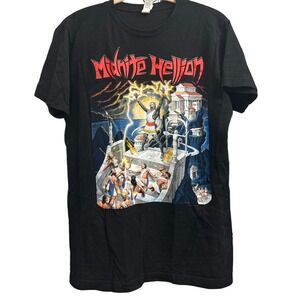 Midnite Hellion L Kingdom Immortal US Tour 2022 Black T Shirt Metal Fan Band
